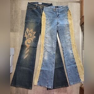 Juniors size 1 Unique Jeans, LOW RISE, Santa Barbara brand